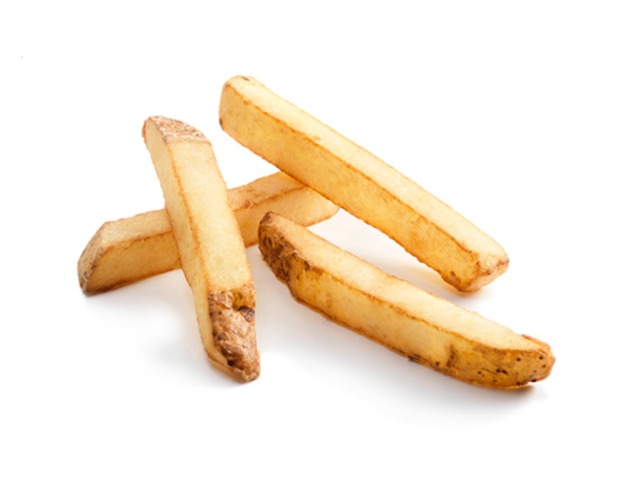 Russet 1/2" Straight-Cut, Skin-on with Sea Salt